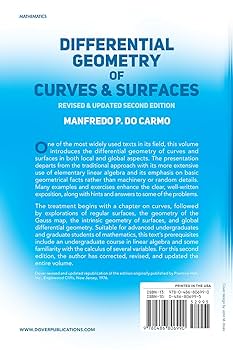 Differential Geometry of Curves and Surfaces: Revised and Updated Second Edition (Dover Books on Mathematics) [ペーパーバック] do Carmo， Manfredo P. 71UfrbS3+JL._UF350,350_QL80_.jpg